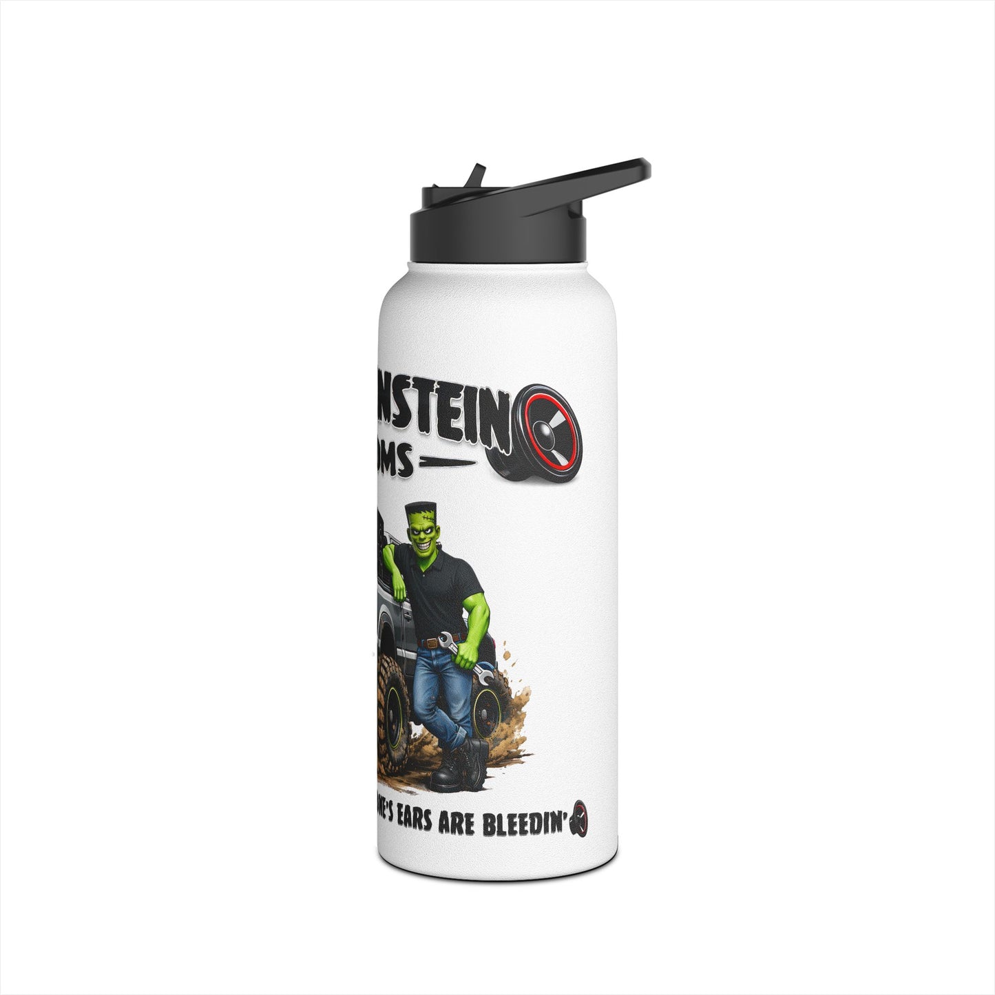 Franklinstein Customs Truck Stainless Steel Water Bottle