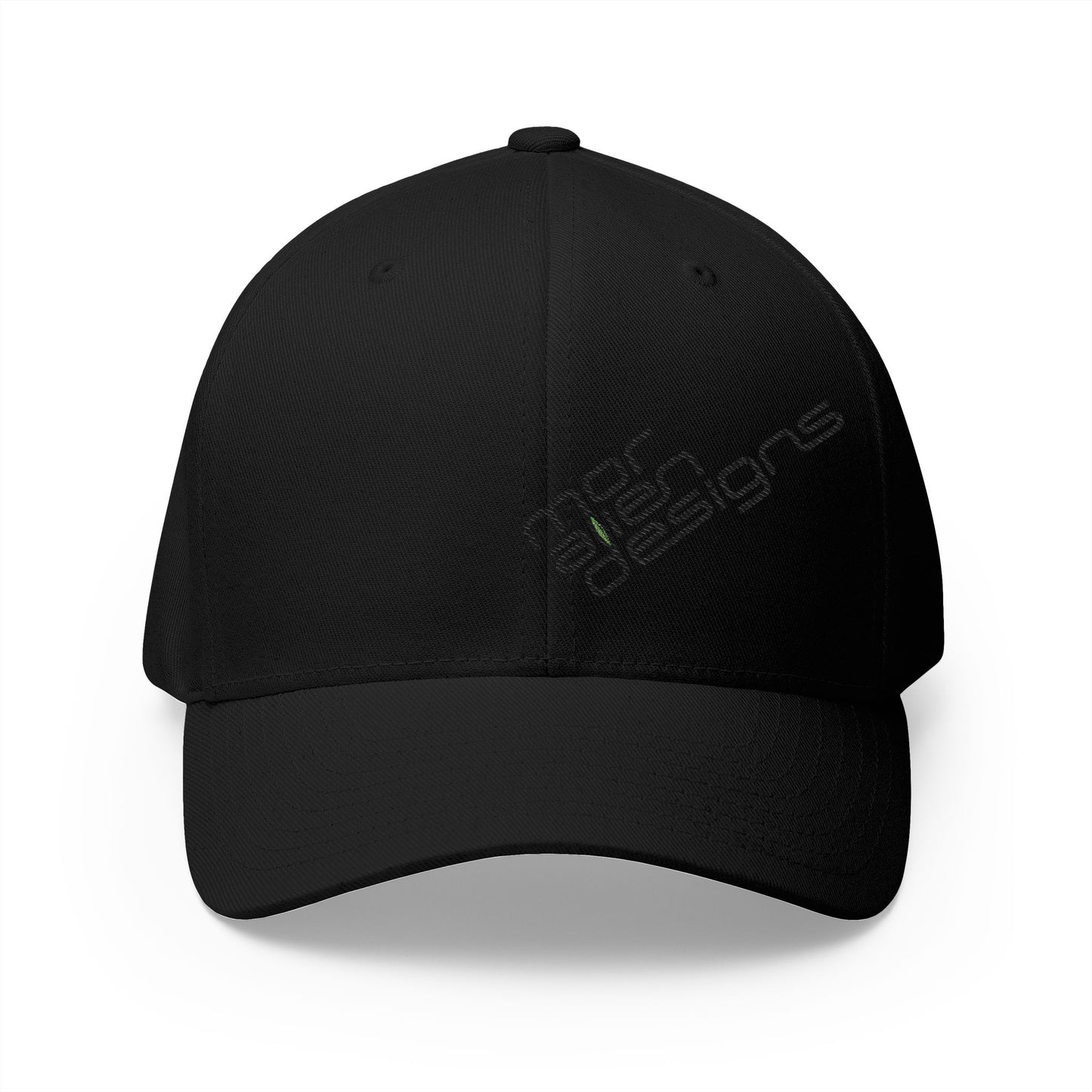 Embroidered Oak Tree Baseball Cap — Minimal Logo Closed-Back Hat
