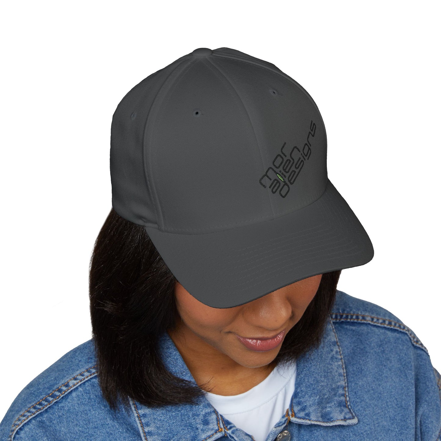 Embroidered Oak Tree Baseball Cap — Minimal Logo Closed-Back Hat