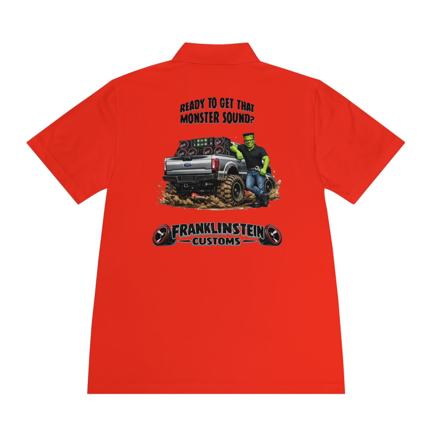 Frankenstein Customs Monster Sound Polo — Personalized Men’s Sport Shirt