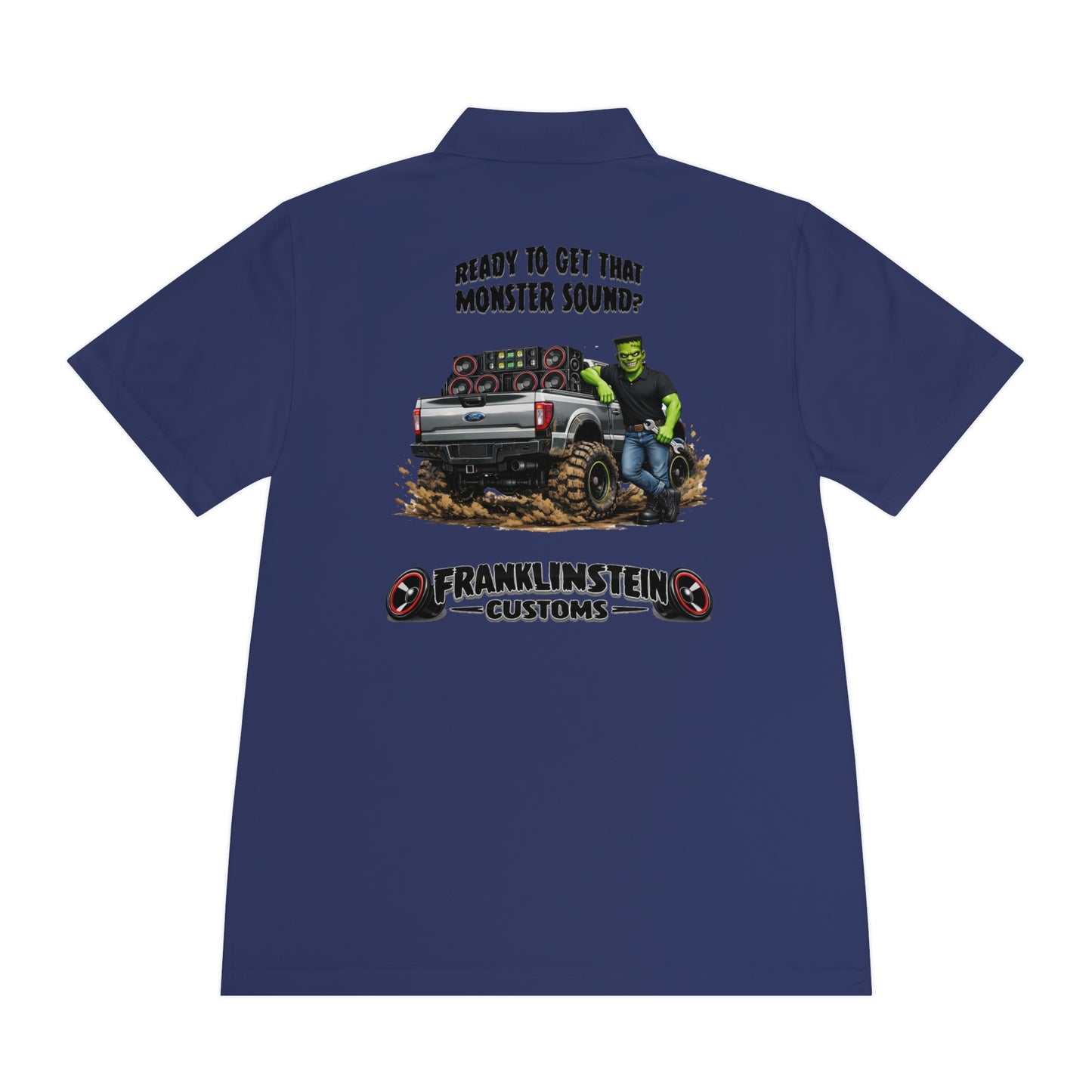 Frankenstein Customs Monster Sound Polo — Personalized Men’s Sport Shirt