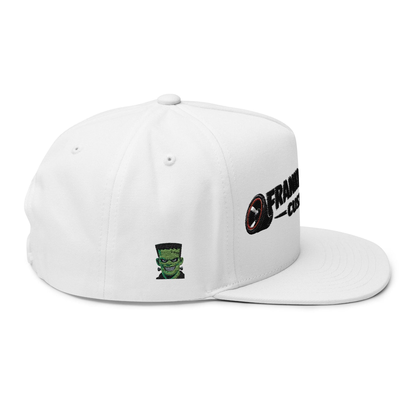 Franklinstein Customs Embroidered Flat Bill Cap