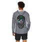Copy of Skull Beanie Hoodie — Men's Lightweight Sports Warmup Hoodie with Beard Skull Graphic