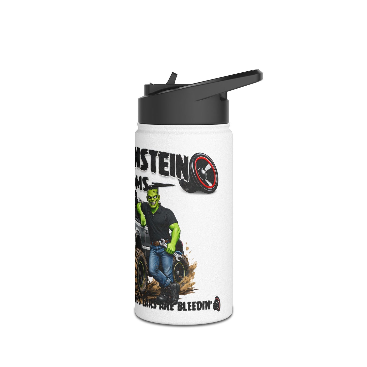 Franklinstein Customs Truck Stainless Steel Water Bottle