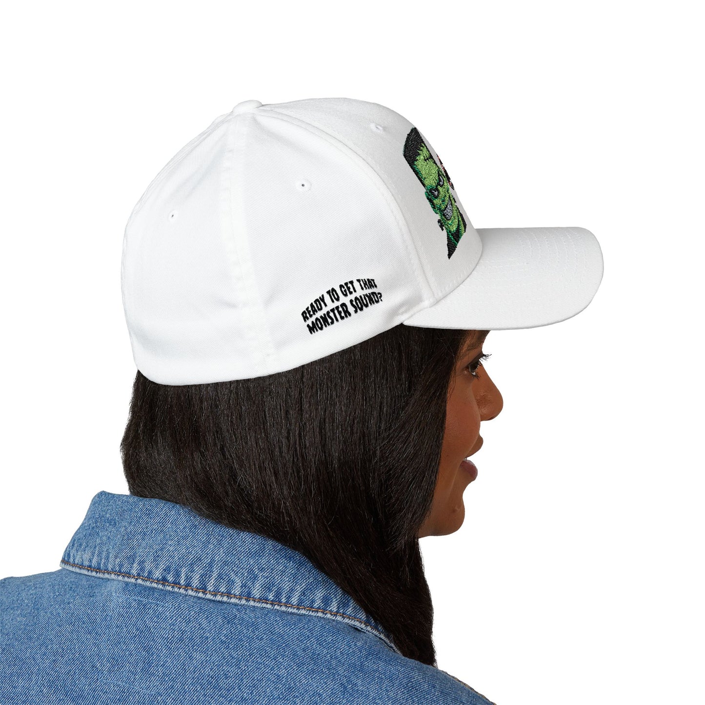 Frankenstein Customs Embroidered Cap — Retro Monster Logo Hat