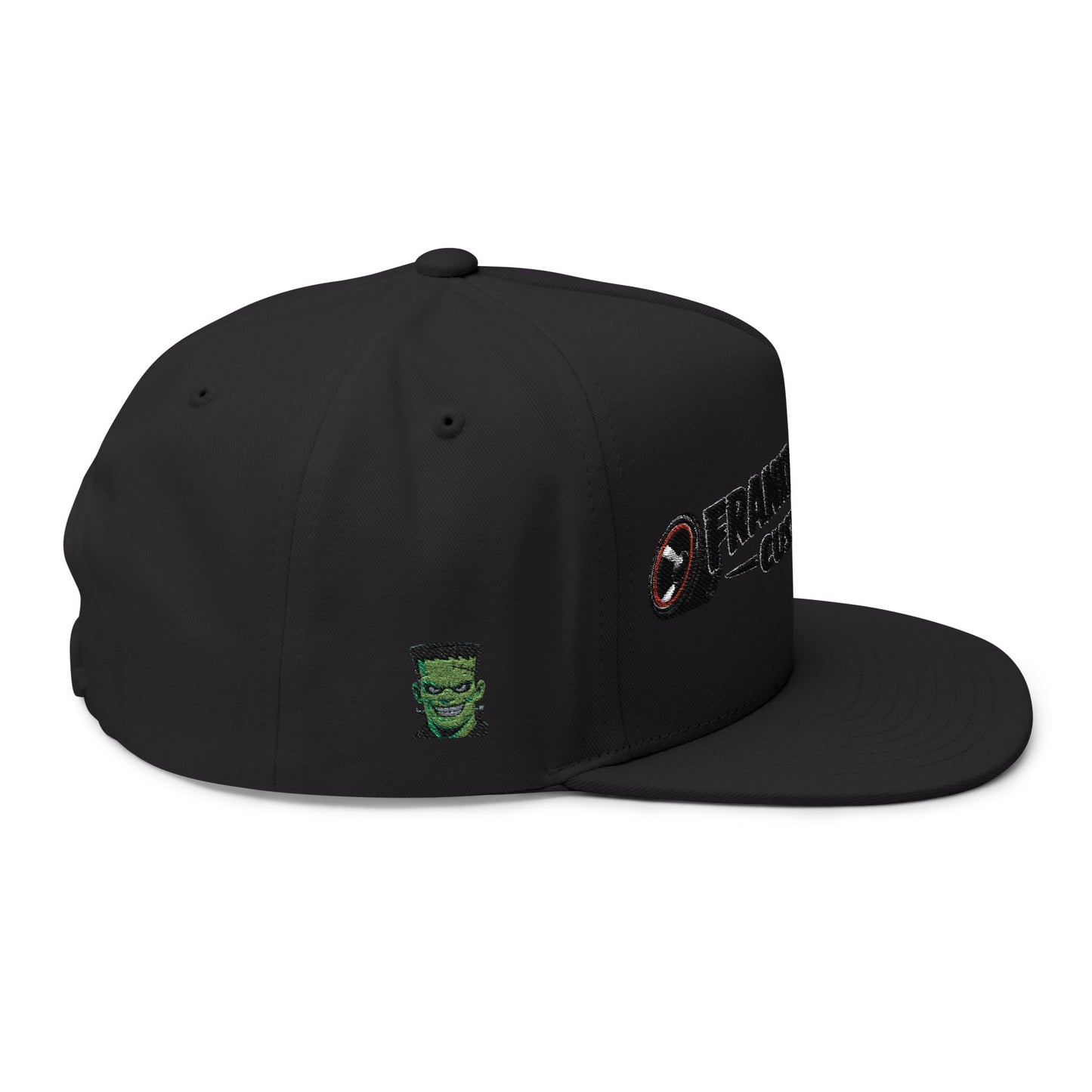 Franklinstein Customs Embroidered Flat Bill Cap