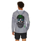 Copy of Skull Beanie Hoodie — Men's Lightweight Sports Warmup Hoodie with Beard Skull Graphic