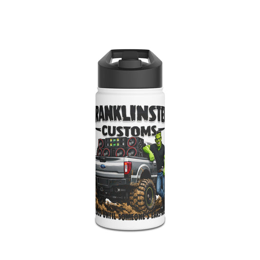 Franklinstein Customs Truck Stainless Steel Water Bottle