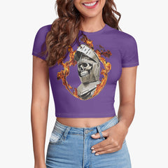753. Women's Fitted Crop Top Tee