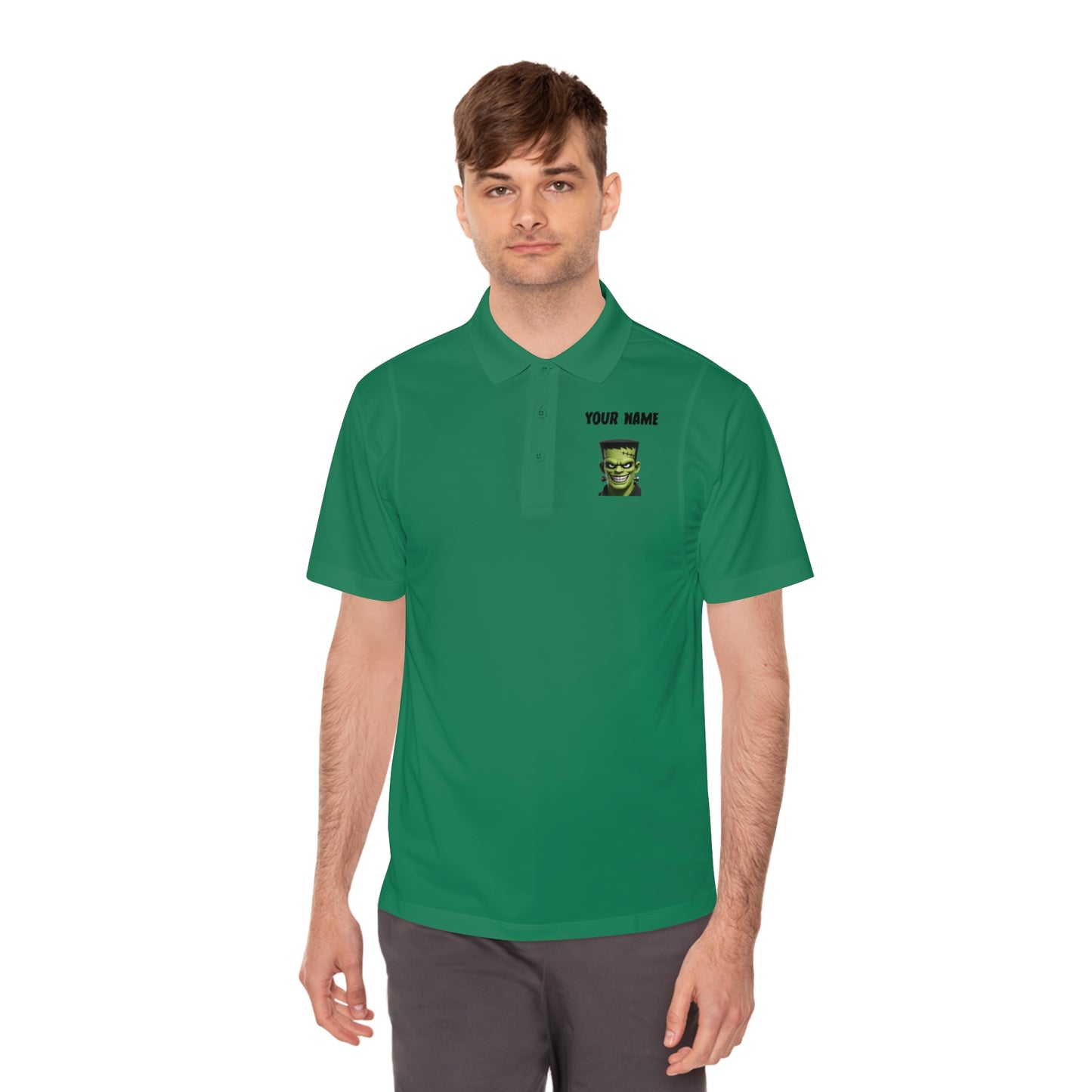 Frankenstein Customs Monster Sound Polo — Personalized Men’s Sport Shirt