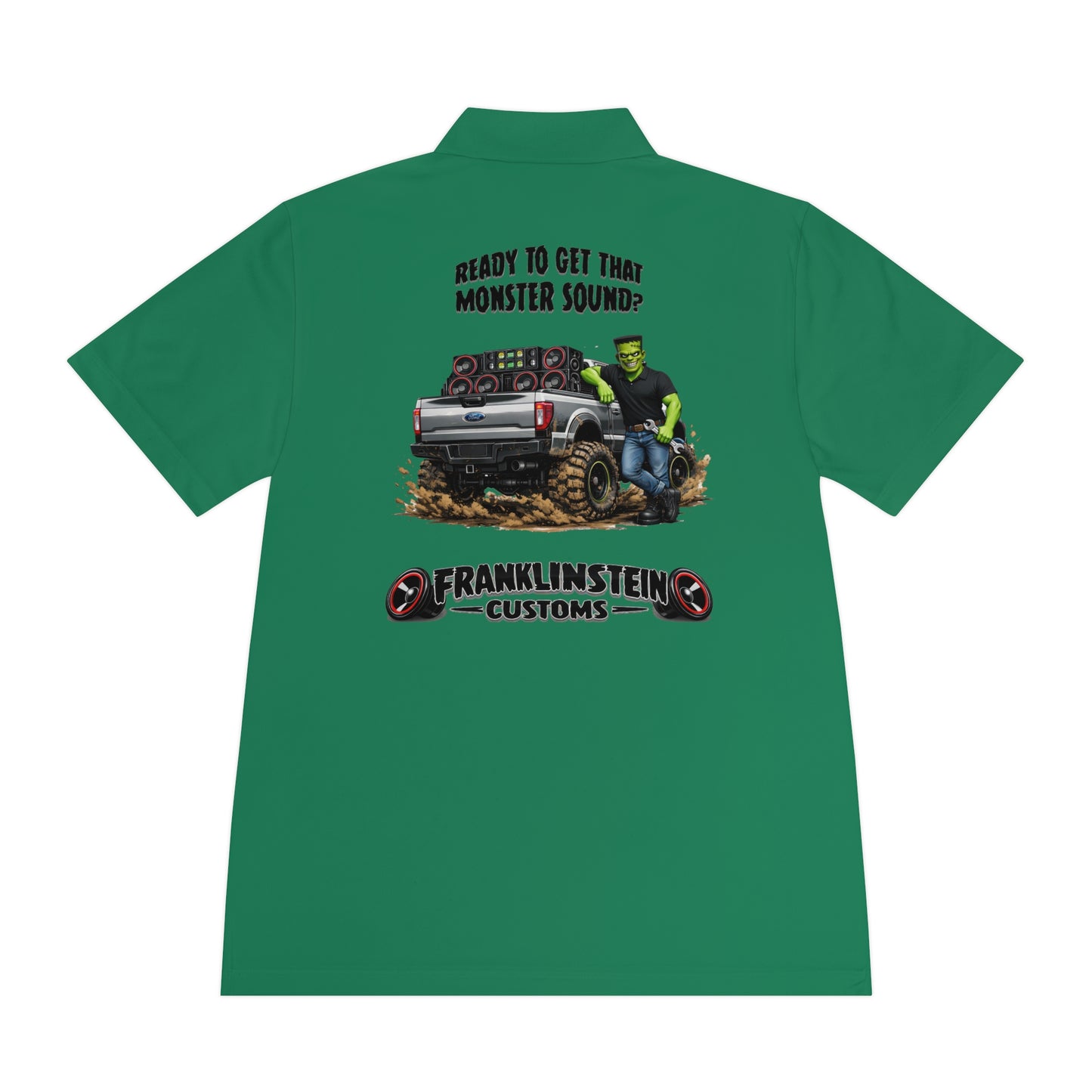 Frankenstein Customs Monster Sound Polo — Personalized Men’s Sport Shirt