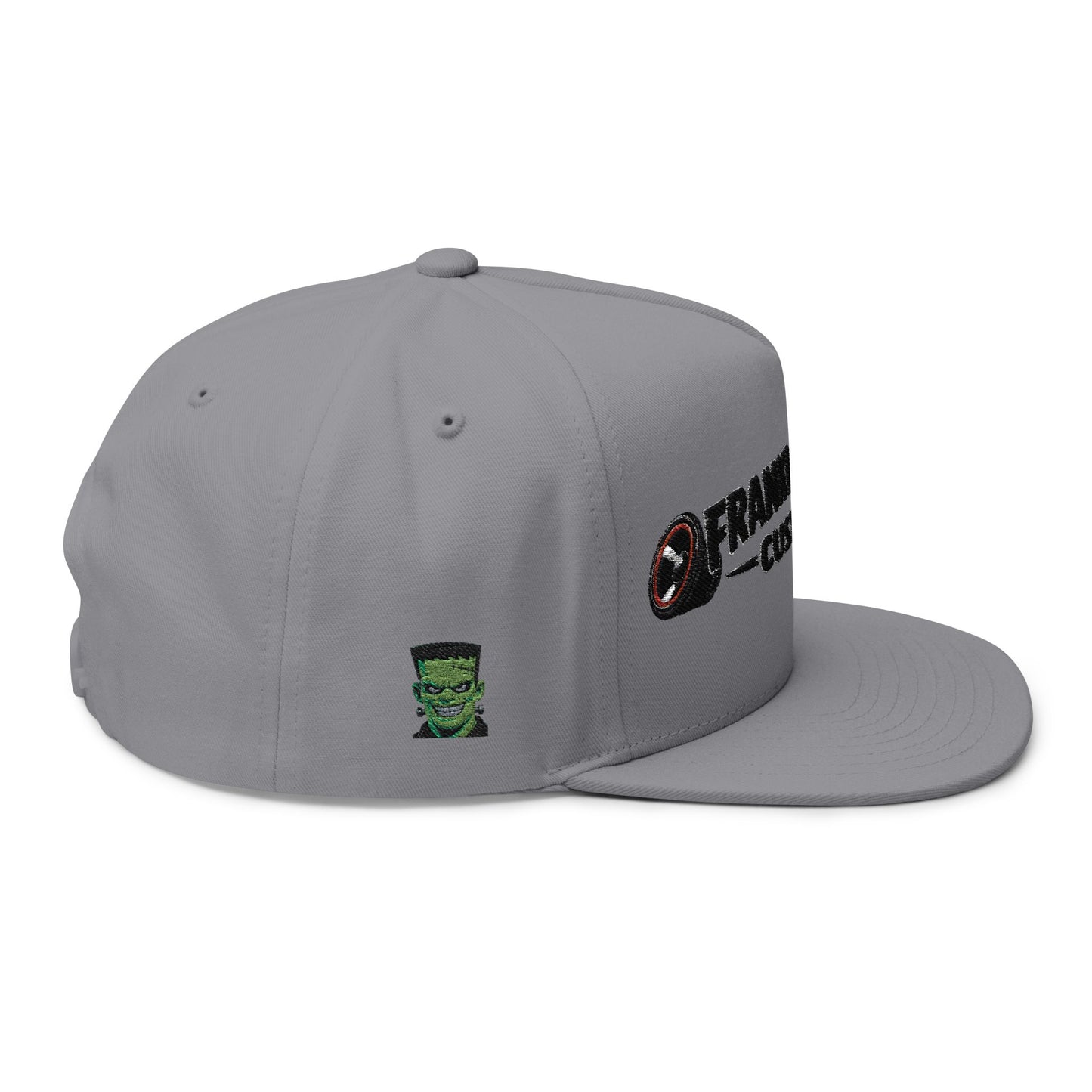 Franklinstein Customs Embroidered Flat Bill Cap