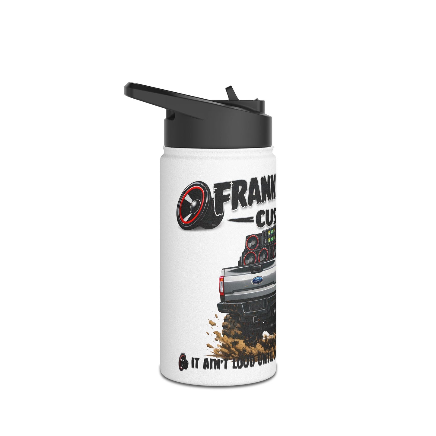 Franklinstein Customs Truck Stainless Steel Water Bottle