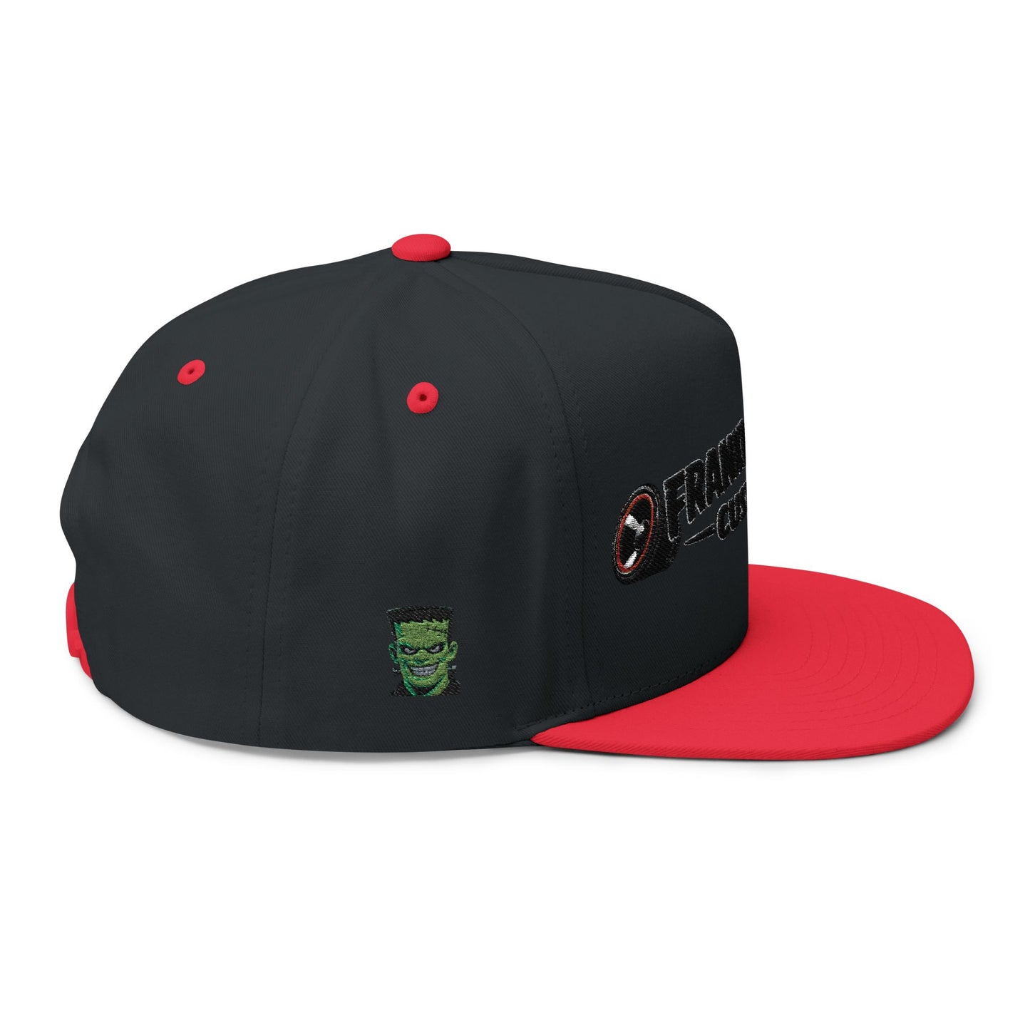 Franklinstein Customs Embroidered Flat Bill Cap