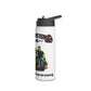Franklinstein Customs Truck Stainless Steel Water Bottle