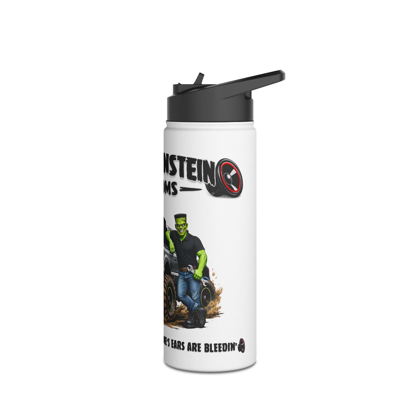 Franklinstein Customs Truck Stainless Steel Water Bottle