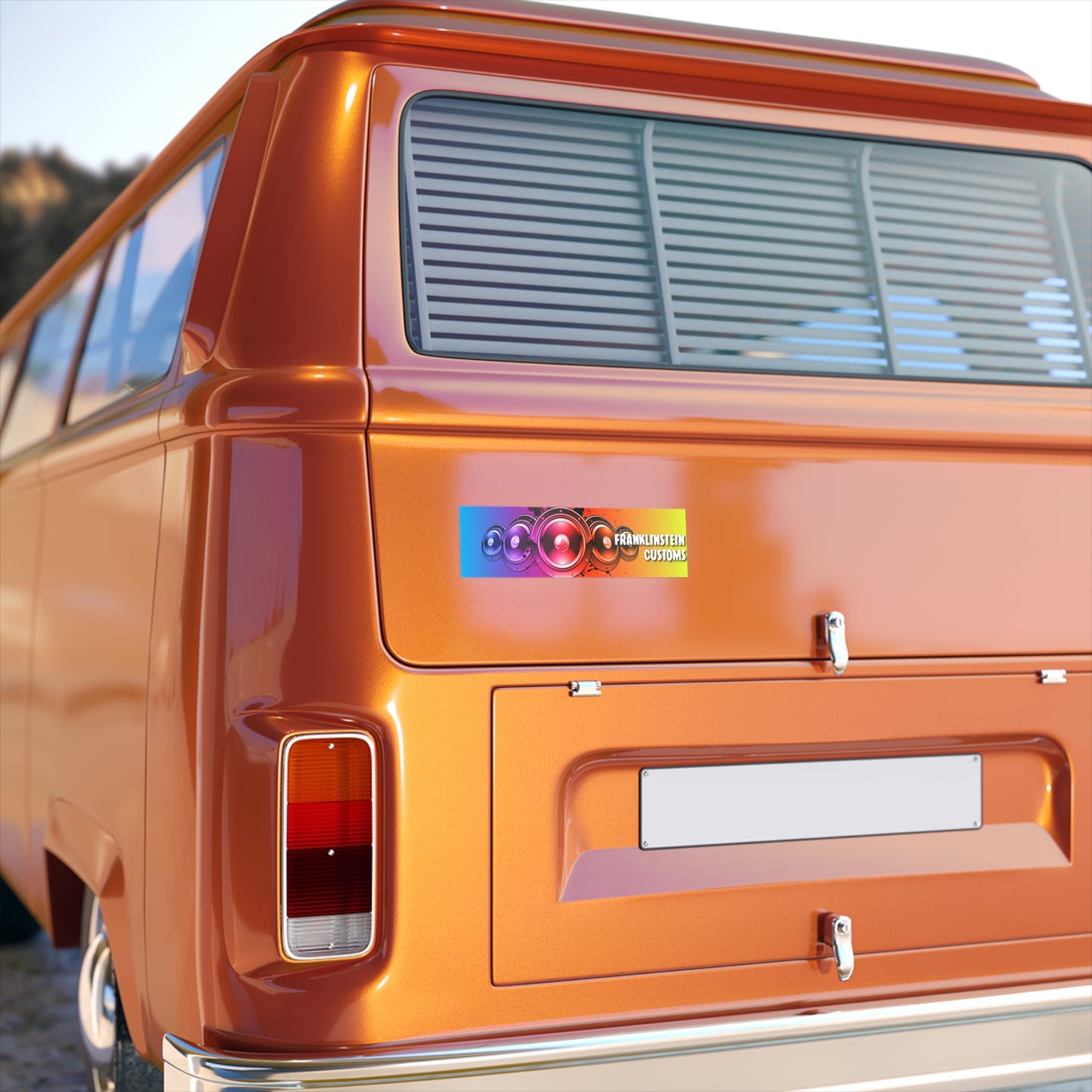 Speaker Wave Bumper Sticker