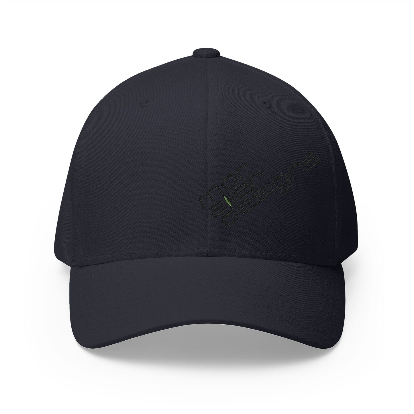 Embroidered Oak Tree Baseball Cap — Minimal Logo Closed-Back Hat