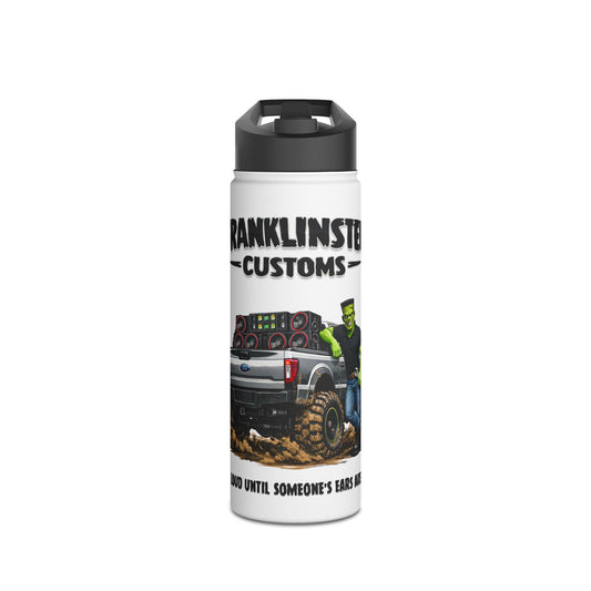 Franklinstein Customs Truck Stainless Steel Water Bottle