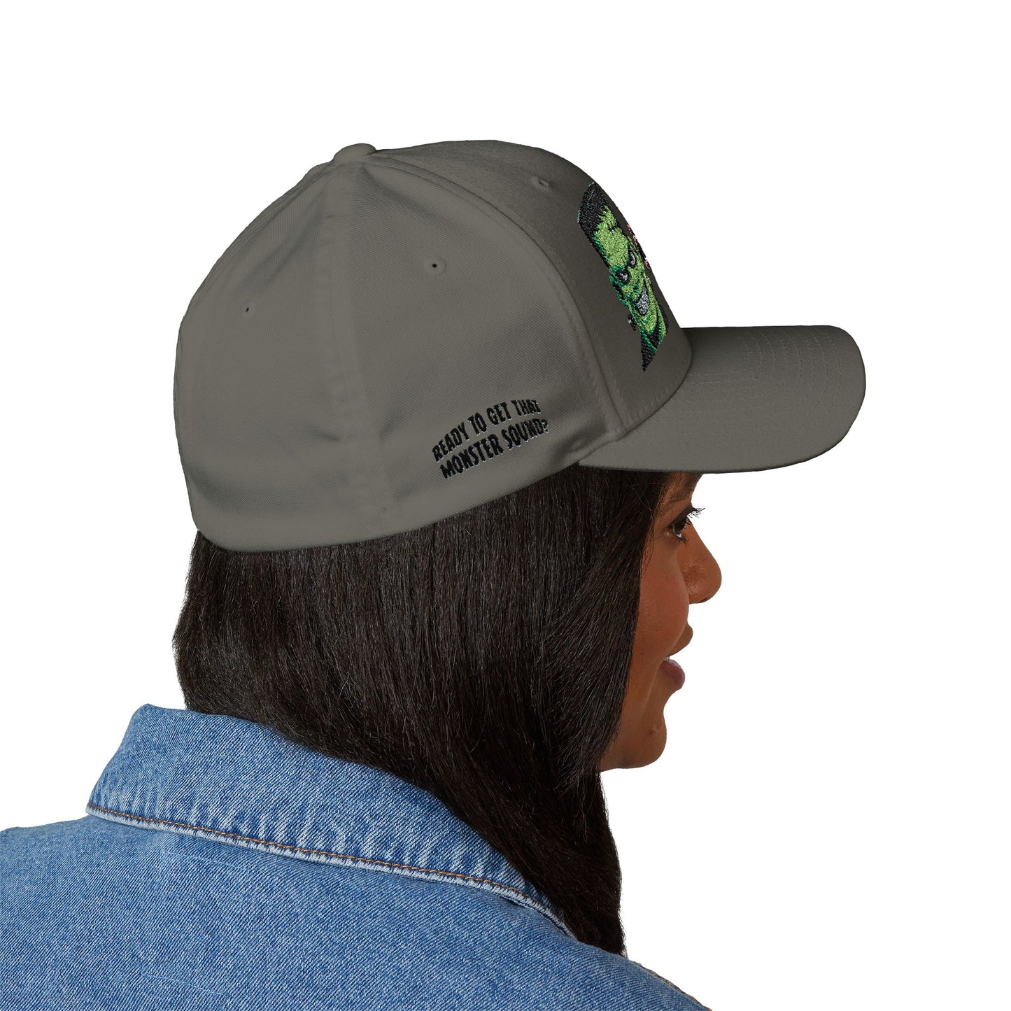 Frankenstein Customs Embroidered Cap — Retro Monster Logo Hat