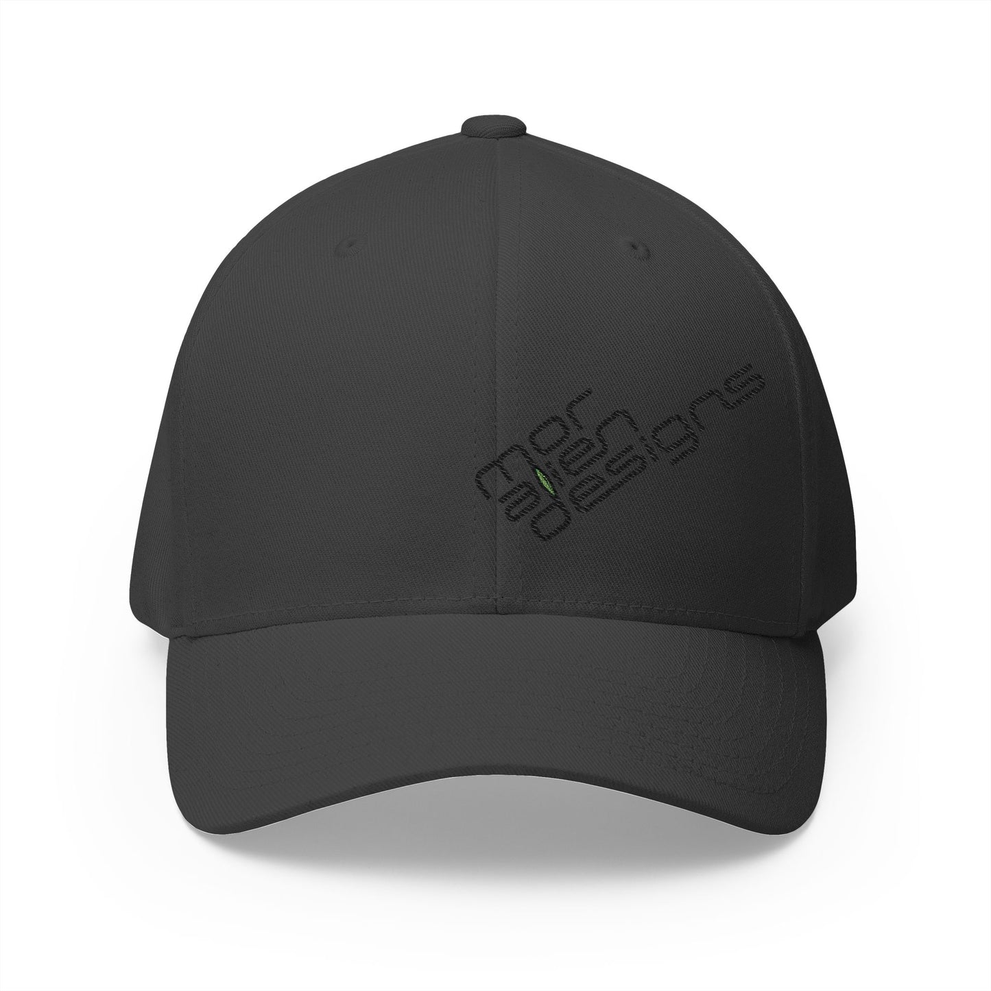 Embroidered Oak Tree Baseball Cap — Minimal Logo Closed-Back Hat