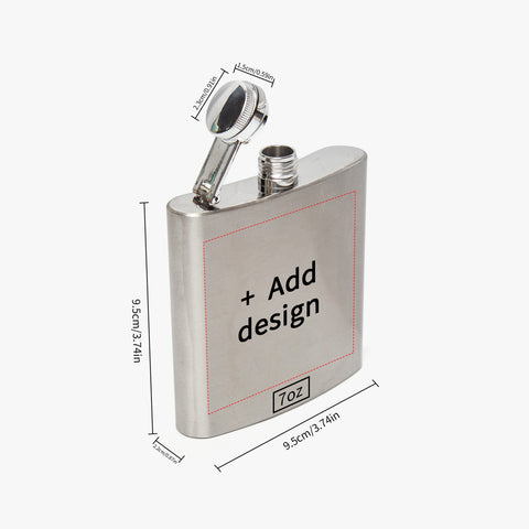 O'Reilly Coat of Arms 6oz Stainless Steel Hip Flask