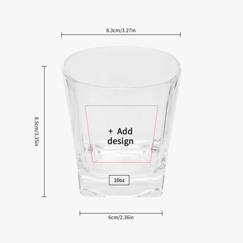 O'Reilly Coat of Arms 10oz Square Whiskey Glasses