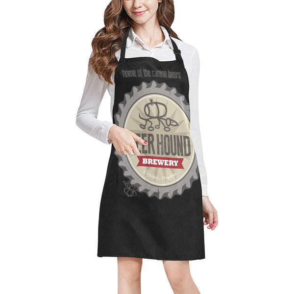 black apron All Over Print Apron