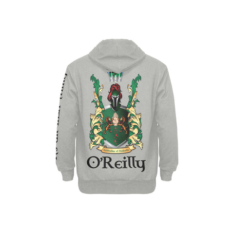 O'Reilly Coat of Arms Hoodie-gray Men's Fleece Hoodie