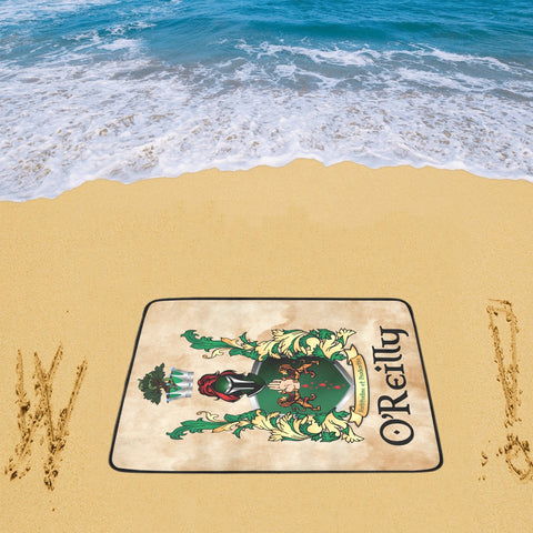 O'Reilly Coat of Arms beach mat Beach Mat 78"x 60"