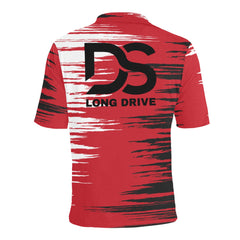 black ds_1@2x Men's All Over Print Polo Shirt (Model T55)