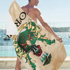 O'Reilly Coat of Arms Beach Towel Beach Towel 32"x 71"