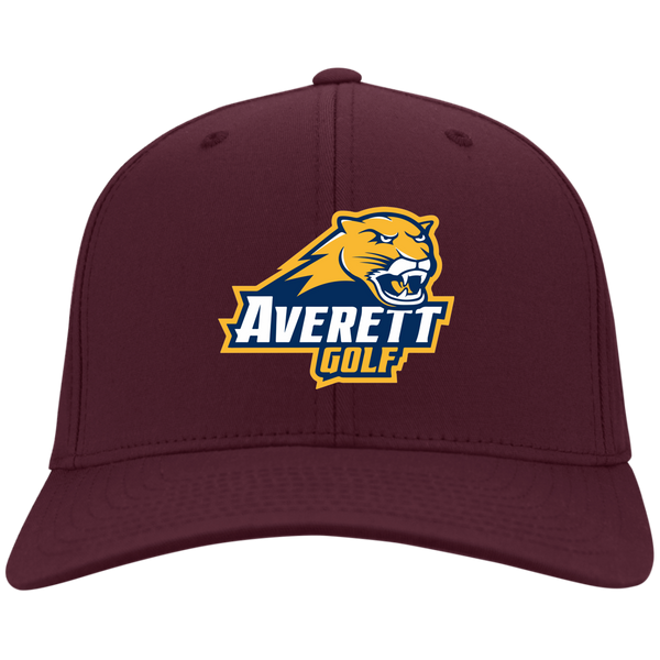Averett golf primary stacked (1)-01 C813 Flex Fit Twill Baseball Cap