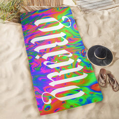 O'Reilly giant white Ambi Beach Towel