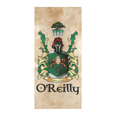 O'Reilly Coat of Arms Beach Towel Beach Towel 32"x 71"