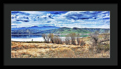 Cali Lake - Framed Print
