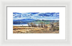 Cali Lake - Framed Print