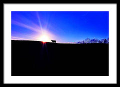 Devon Sunset - Framed Print
