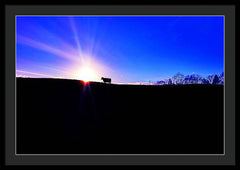 Devon Sunset - Framed Print