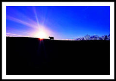 Devon Sunset - Framed Print