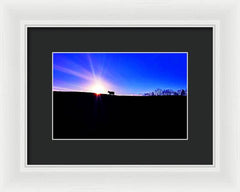 Devon Sunset - Framed Print