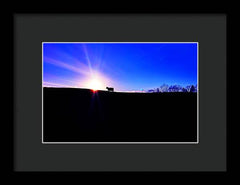 Devon Sunset - Framed Print