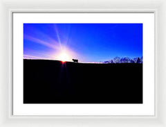 Devon Sunset - Framed Print