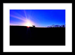Devon Sunset - Framed Print