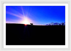 Devon Sunset - Framed Print