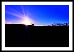 Devon Sunset - Framed Print