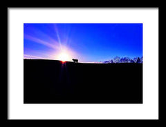 Devon Sunset - Framed Print