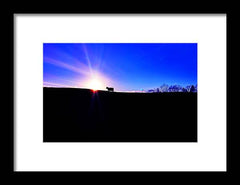 Devon Sunset - Framed Print
