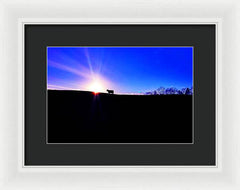 Devon Sunset - Framed Print