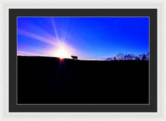 Devon Sunset - Framed Print